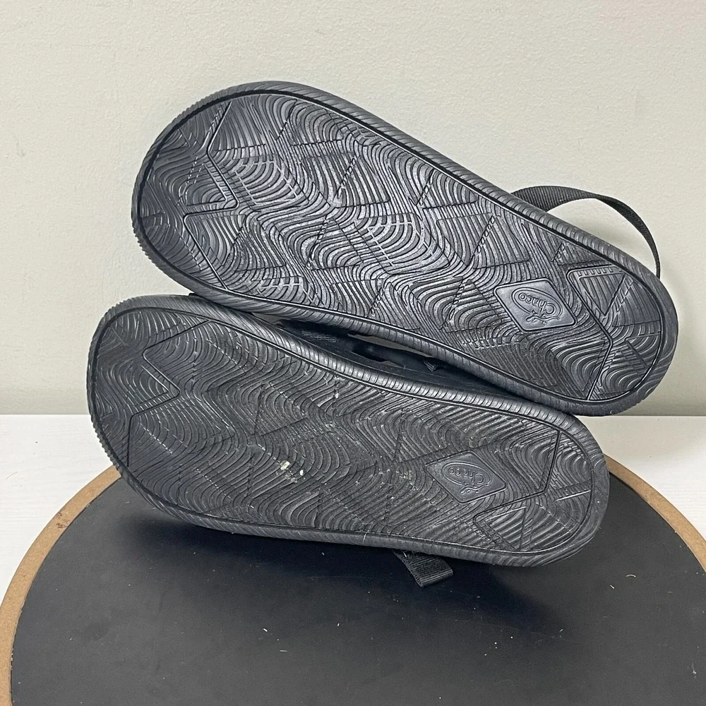 Chaco Chillos Sport Sandals Men Size 12 Adjustable Strap Black Outdoor Slide